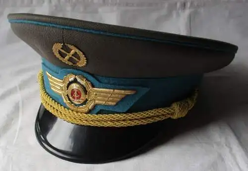 DDR Schirmmütze LSK Luftstreitkräfte General Größe 57 NVA Uniform (103637)