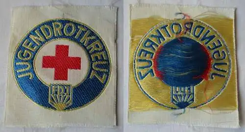 DDR Aufnäher Stoffabzeichen DRK Rotes Kreuz Jugendrotkreuz FDJ (108552)