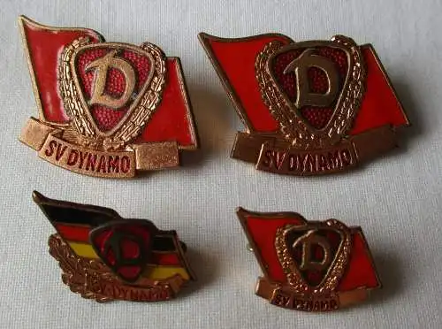 4 x DDR Abzeichen Sportvereinigung SV Dynamo in Bronze (143013)