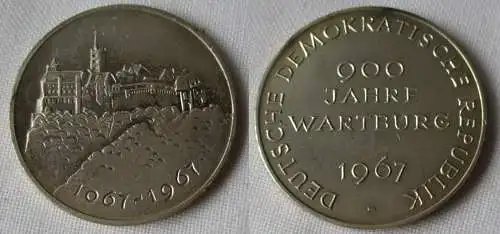 DDR Medaille 900 Jahre Wartburg 1067 - 1967 (155564)