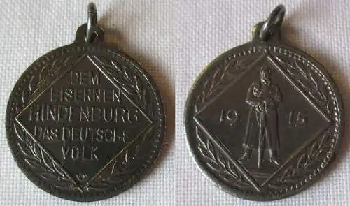 Medaille Dem Eisernen Hindenburg das Deutsche Volk 1915 (150117)