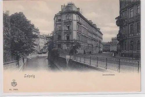906923 Ak Leipzig Jakobstrasse um 1903