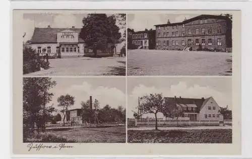 907578 Feldpost Ak Züssow in Pommern Gatshof, Molkerei, Post, Schule 1941