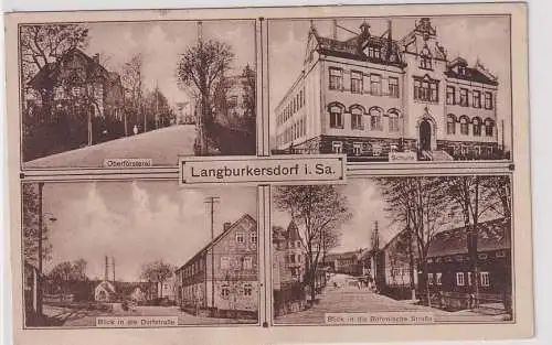 904746 Mehrbild Ak Langenburkersdorf in Sachsen Ortsansichten 1927
