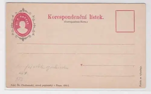 907226 Ganzsachen Postkarte Dr. P. Trojan Tschechien - Korespondencni listek