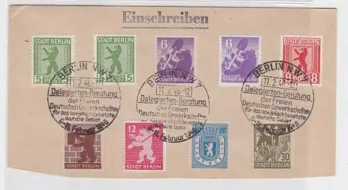 906881 Einschreibebrief Allgemeine Delegierten-Konferenz FDGB Berlin 1946