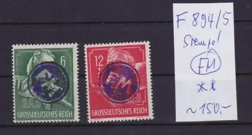154813 Lokalausgabe Fredersdorf postfrisch ** Mi F 894/895 Wert ~150 EUR