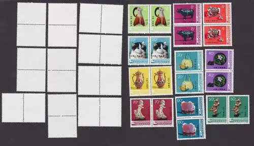 VR China 1978 Briefmarken 10 Paare Michel 1433-1442 ** (143912)