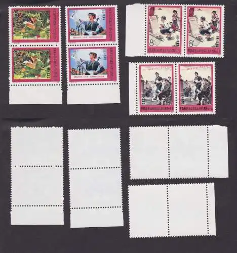 VR China 1975 Briefmarken 4 Paare Michel 1238-1241 ** (146047)