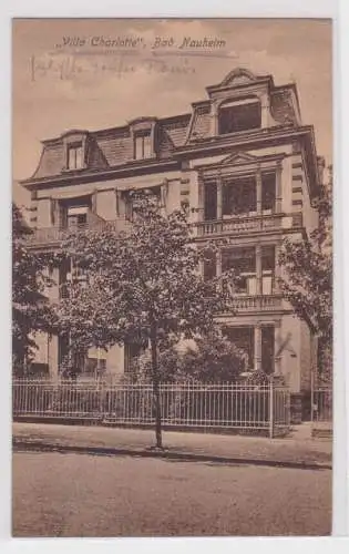 73047 Ak Bad Nauheim "Villa Charlotte" 1924