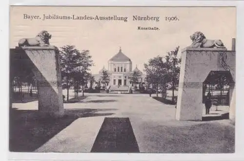 66499 Ak Bayerische Jubiläums-Landes-Ausstellung Nürnberg 1906 Kunsthalle