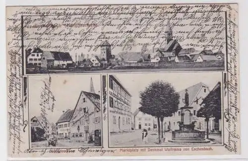 905209 Mehrbild Ak Eschenbach (Mittelfranken) Hauptstraße usw. 1911