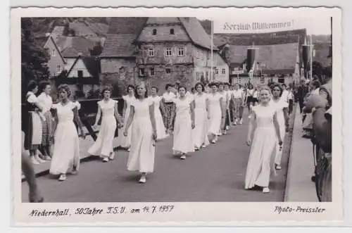 903256 Foto Ak Niedernhall 50 Jahre Turn und Sportverein am 14.7.1957