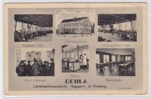 903500 Mehrbild Ak DEULA Landmaschinenschule Bayern in Freising um 1930