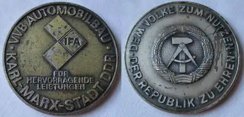 DDR Medaille VVB Automobilbau Karl-Marx-Stadt hervorragende Leistung IFA /105945
