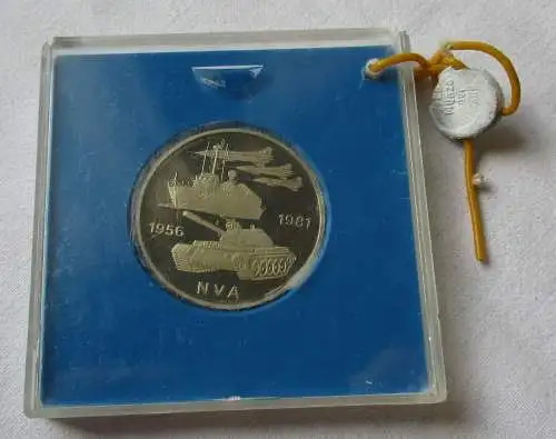 DDR Gedenk Münze 10 Mark 25 Jahre Nationale Volksarmee NVA 1981 PP (134096)