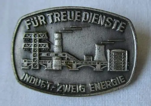 DDR Abzeichen für treue Dienste Industrie Zweig Energie in Silber (134409)