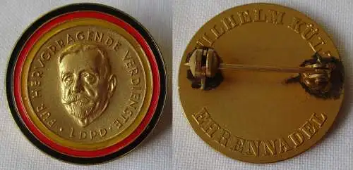 DDR Wilhelm-Külz- Ehrennadel Für hervorragende Verdienste LDPD 3673d (161745)