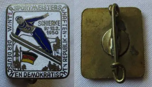 DDR Abzeichen Wintersportmeisterschaften Schierke 9.-12. Februar 1950 (161901)