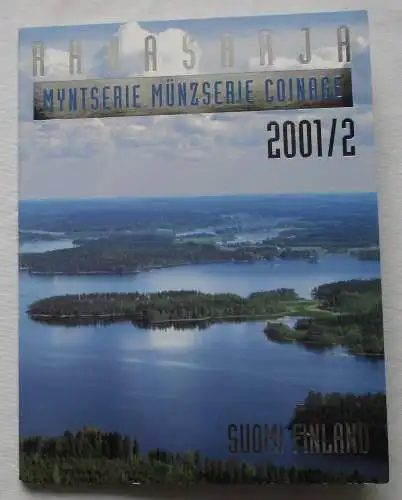 KMS Kursmünzensatz Suomi Finnland Rahasarja Myntserie Münzserie 2001/2 (151717)