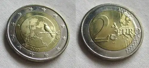 2 Euro Bi-Metall Münze Finnland 2017 Finnische Natur (159474)