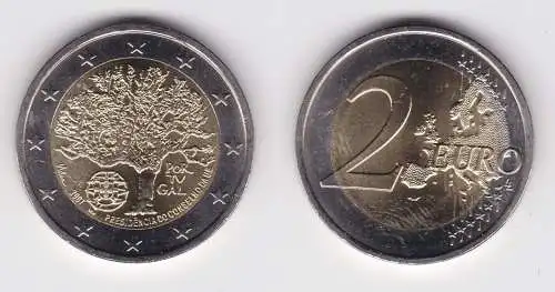 2 Euro Bi-Metall Münze Portugal 2007 EU-Ratspräsidentenschaft (111856)