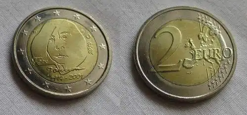 2 Euro Bi-Metall Münze Finnland 2014 Tove Jansson (159373)