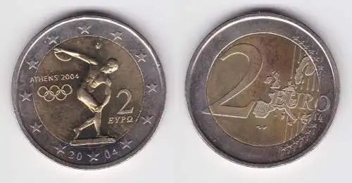 2 Euro Gedenkmünze Griechenland 2004 Olympische Sommerspiele in Athen (115322)