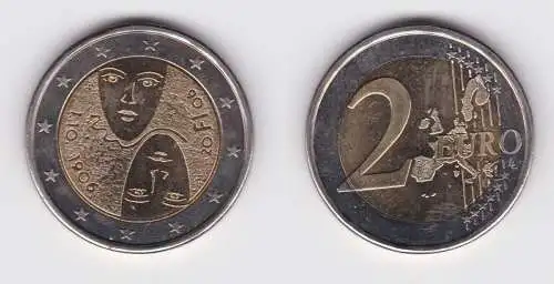 2 Euro Bi-Metall Münze Finnland Parlamentsreform 2006 Stempelglanz (112634)