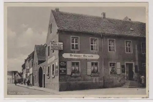 900172 Ak Preuß.Börnecke Gasthaus Brauner Hirsch um 1937