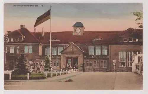 900959 Ak Bahnhof Niederwiesa in Sachsen um 1910