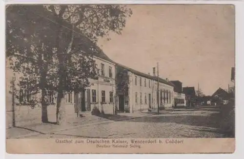 900188 Ak Wenzendorf bei Coßdorf Gasthof zum deutschen Kaiser 1923