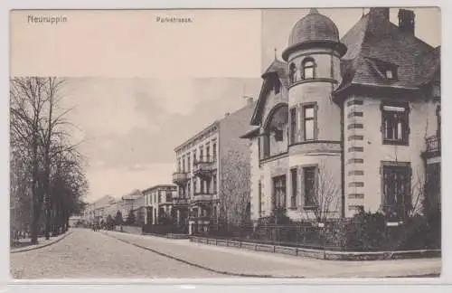900307 Ak Neuruppin Parkstraße um 1910