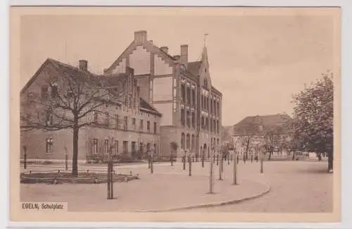 900292 Ak Egeln Schulplatz 1919