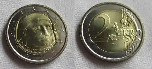 2 Euro Gedenkmünze Italien 2013 700. Geburtstag von Giovanni Boccaccio (159271)