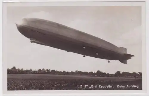 901959 Ak Luftschiff LZ 127 "Graf Zeppelin" beim Aufstieg 1931