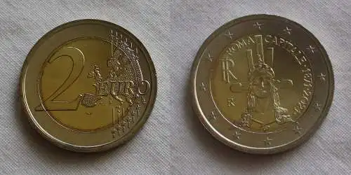 2 Euro Gedenkmünze Italien 150 Jahre Rom 2021 Stgl. (159933)