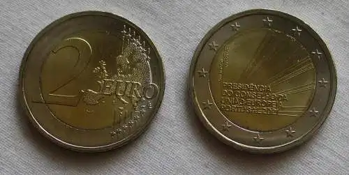 2 Euro Gedenkmünze Portugal EU-Präsidentschaft 2021 Stgl. (159650)