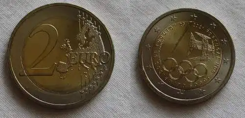 2 Euro Gedenkmünze Portugal Olympische Spiele in Tokio 2021 Stgl. (159616)