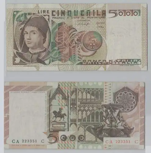 5000 Lire Banknote Italien Banca d' Italia 09.03.1979 Pick 105a (153551)
