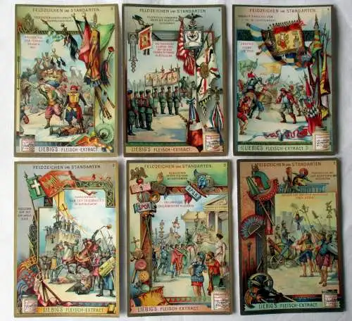 Liebigbilder Serie Nr. 682 Feldzeichen und Standarten Jahrgang 1906 (6/132106)
