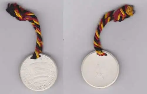 Porzellan Medaille Zentrale Spartakiaden Halle Juli 1960 SV Lokomotive (132434)