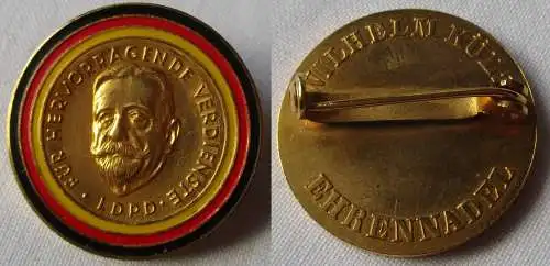 DDR Wilhelm-Külz- Ehrennadel Für hervorragende Verdienste LDPD 3673d (129218)