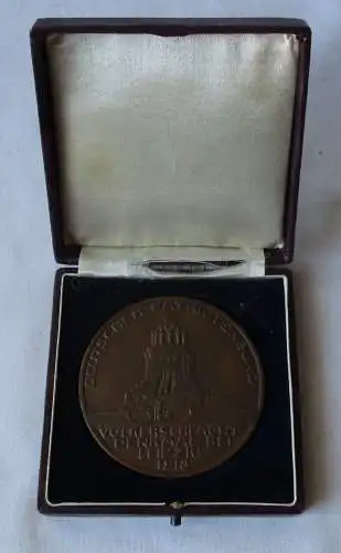 Medaille Deutscher Patriotenbund Völkerschlachtdenkmal Leipzig 1913 (155448)