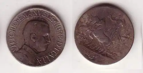 1 Lire Silber Münze Italien 1910 Quadriga (114442)