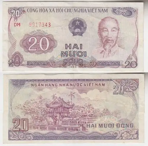 20 Dong Banknote Vietnam 1985  (111798)