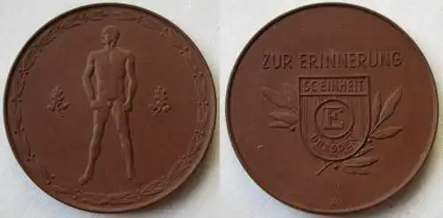 DDR Medaille SC Einheit Dresden Meissner Porzellan (149206)