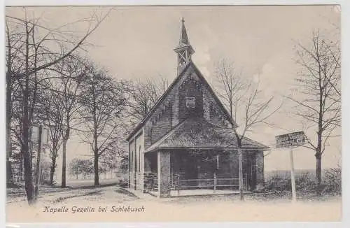 96551 Ak Kapelle Gezelin bei Schlebusch - Restaurant Waldschlösschen 1907
