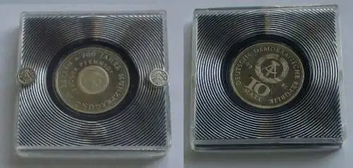 DDR Gedenk Münze 10 Mark 700 Jahre Münzprägung in Berlin 1981 PP (132349)