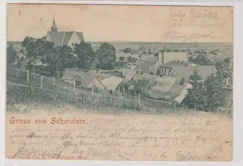 30227 Ak Gruß aus Schmolsin Smołdzino in Pommern Totalansicht 1900